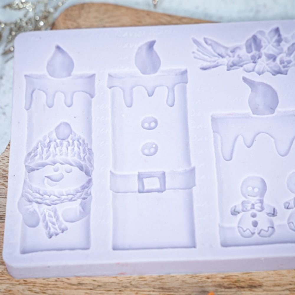 Christmas Candles Silicone Mould