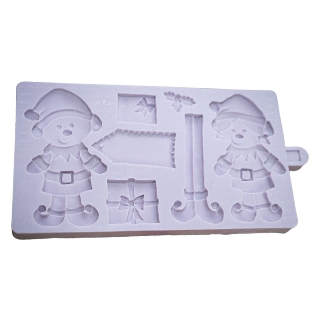 Christmas Elves Silicone Mould