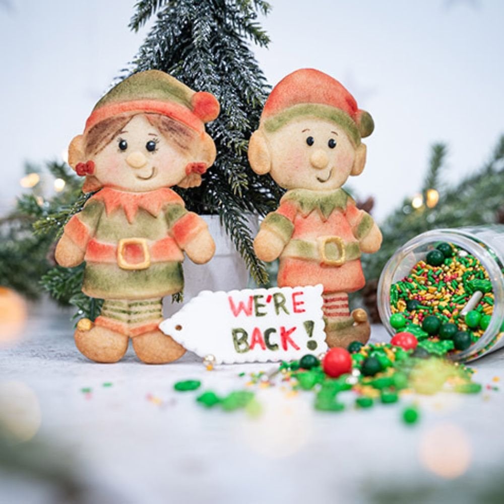 Christmas Elves Silicone Mould