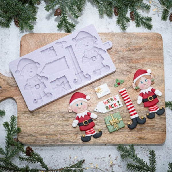 Christmas Elves Silicone Mould