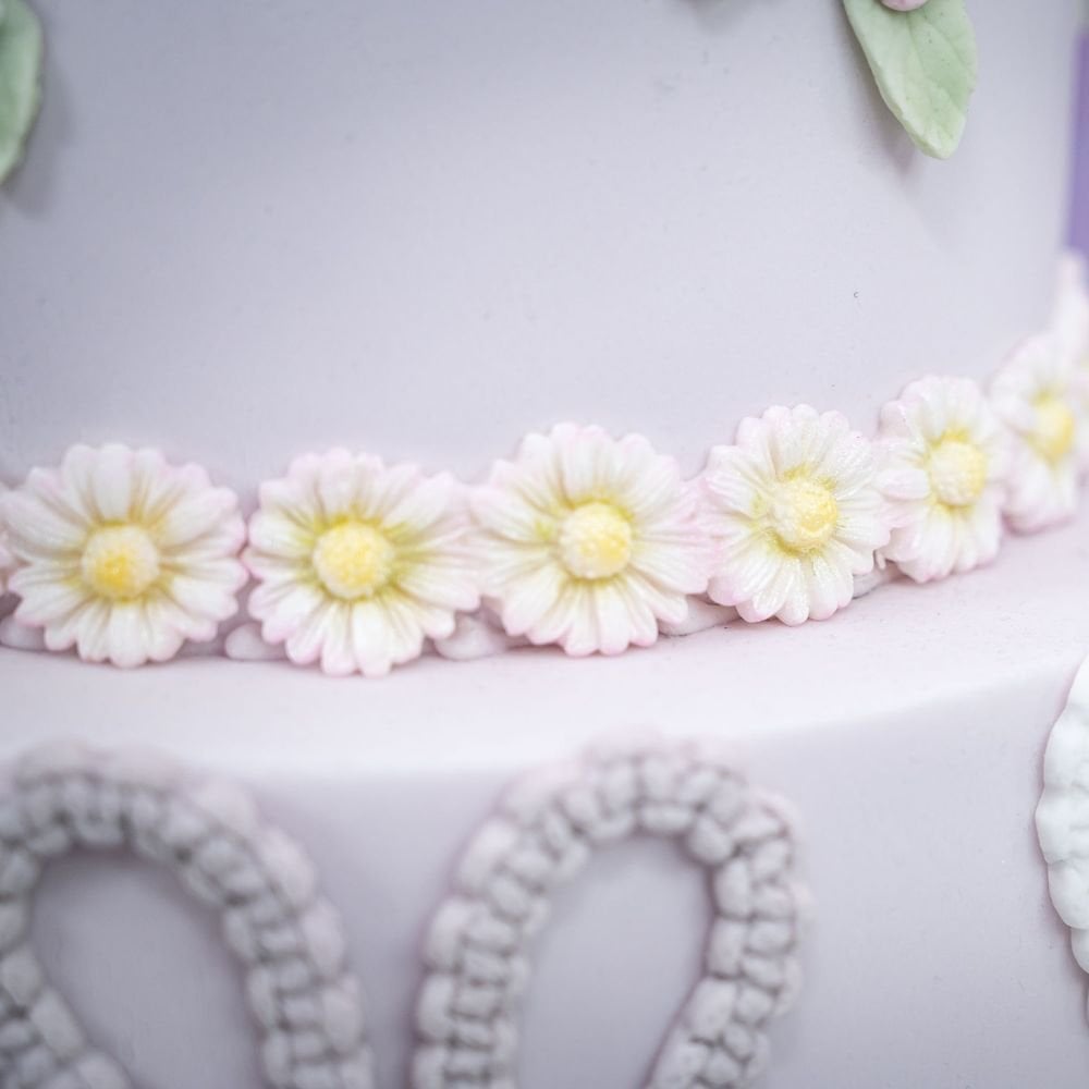 Miniature Flower Borders Silicone Mould