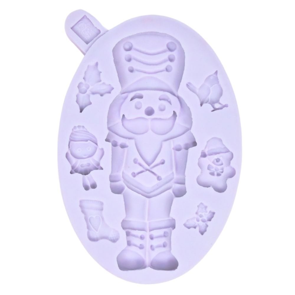Nutcracker Christmas Silicone Mould