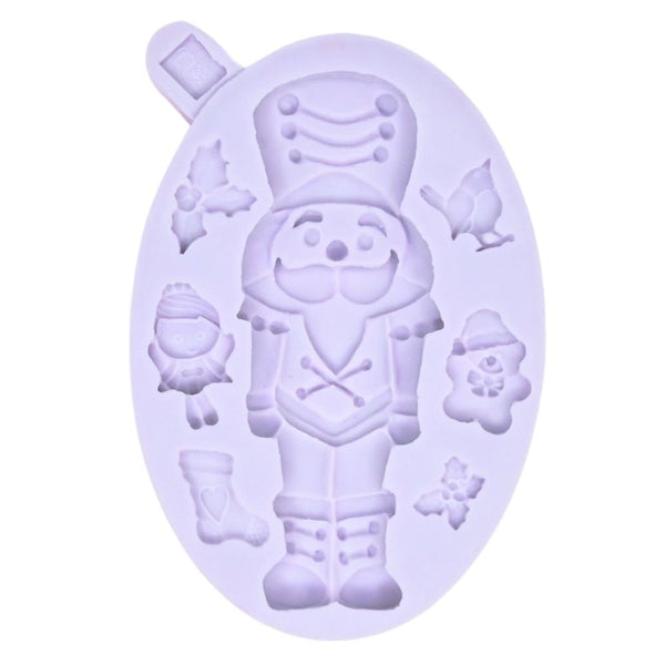 Nutcracker Christmas Silicone Mould