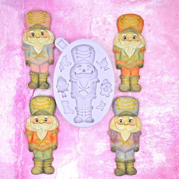Nutcracker Christmas Silicone Mould