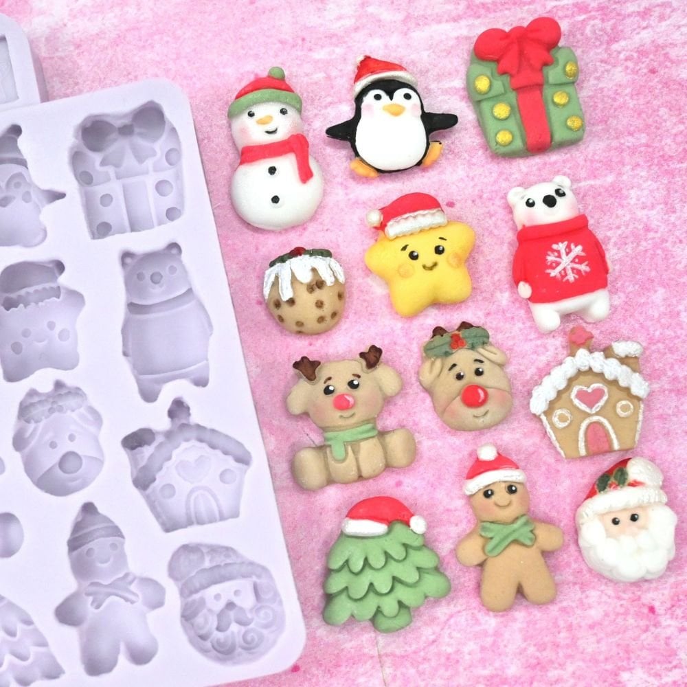 Miniature Christmas Silicone Mould