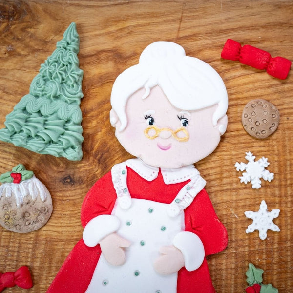 Mrs Claus Christmas Silicone Mould