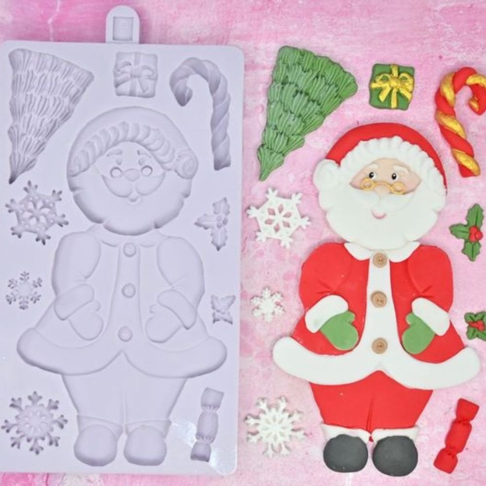 Mr Claus Christmas Silicone Mould
