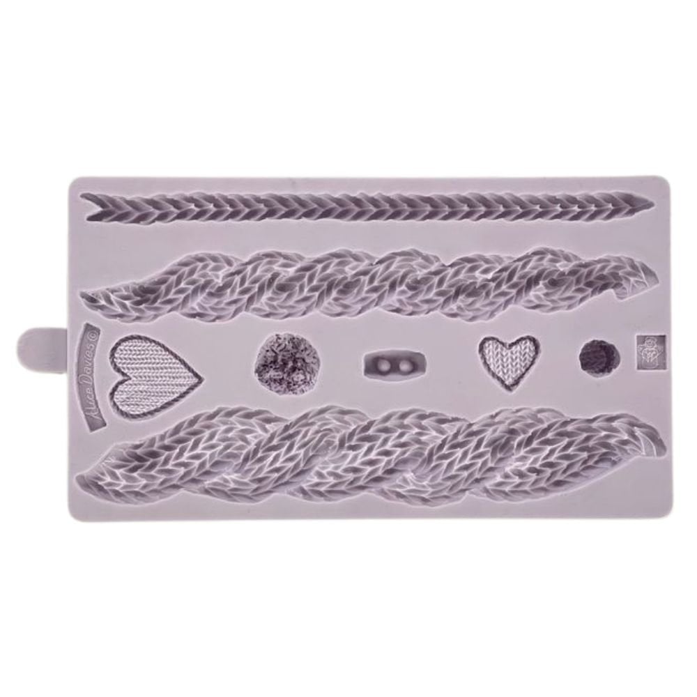 Rustic Cable Knit Silicone Mould