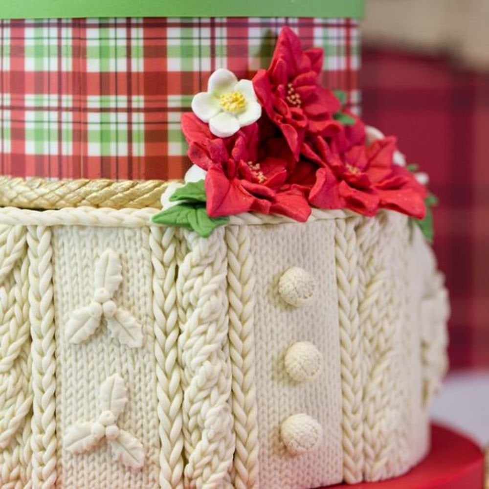Rustic Cable Knit Silicone Mould