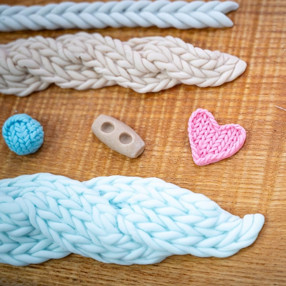 Rustic Cable Knit Silicone Mould