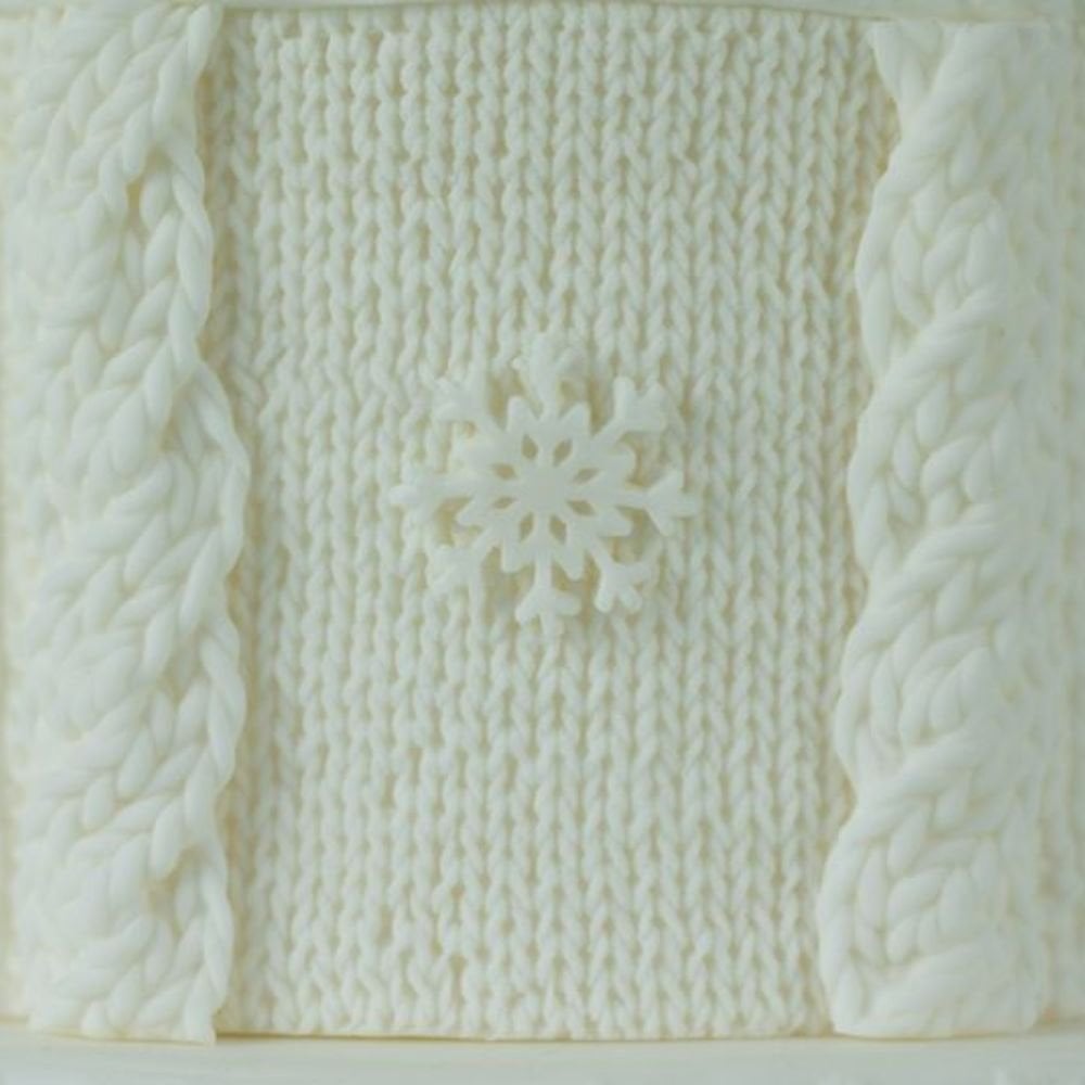 Rustic Cable Knit Silicone Mould