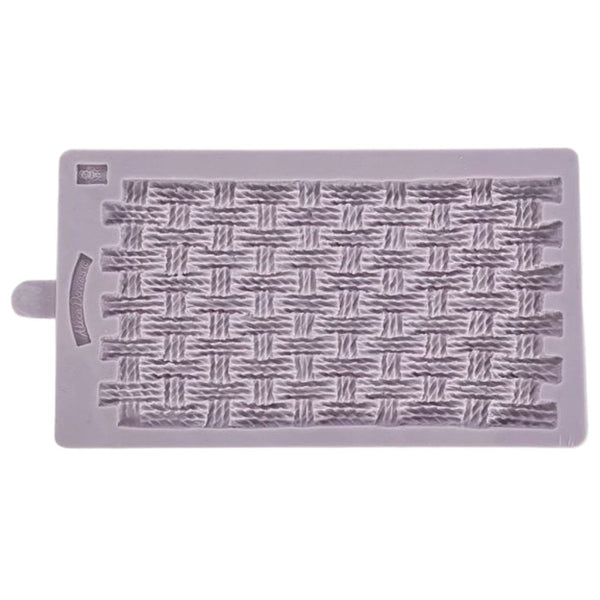 Rustic Basket Weave Silicone Mould