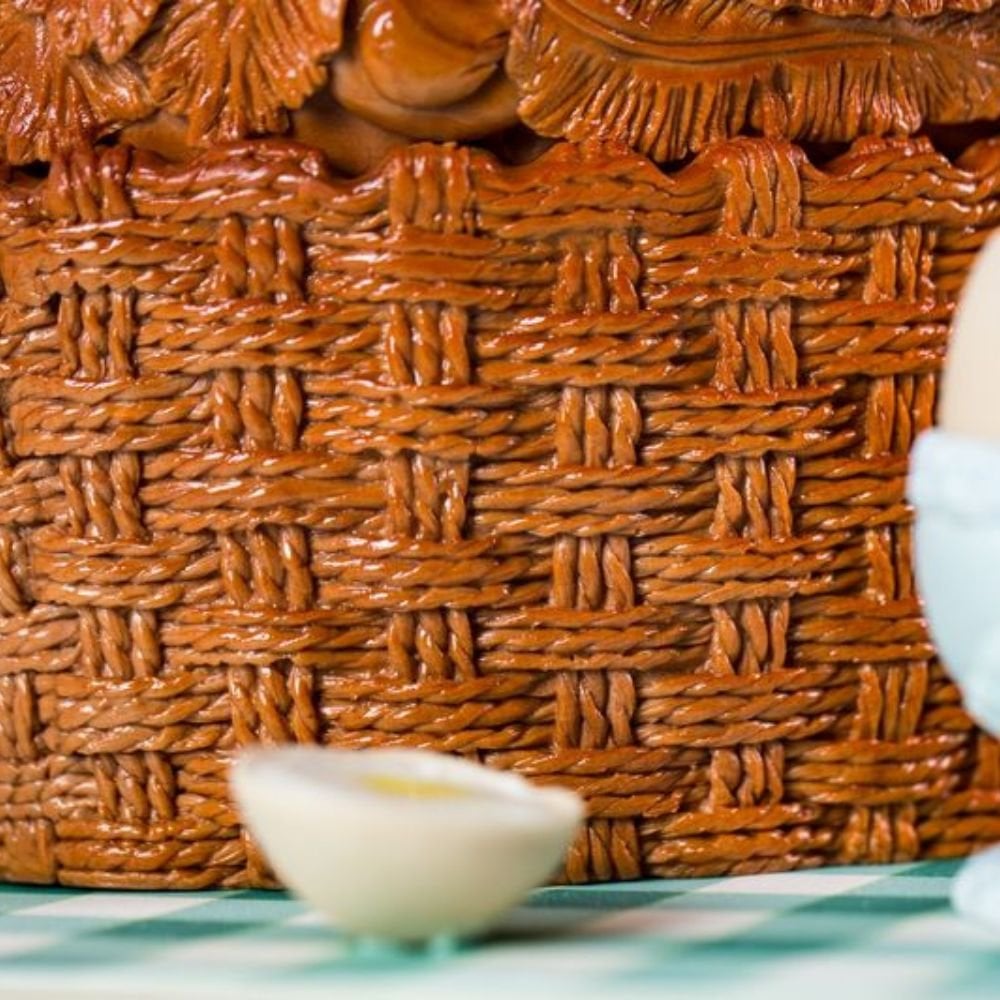Rustic Basket Weave Silicone Mould