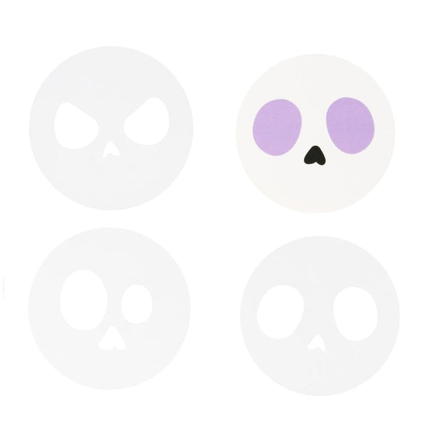 Skull Halloween Cookie Cutter & Stencils