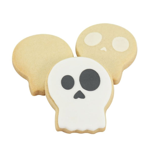 Skull Halloween Cookie Cutter & Stencils