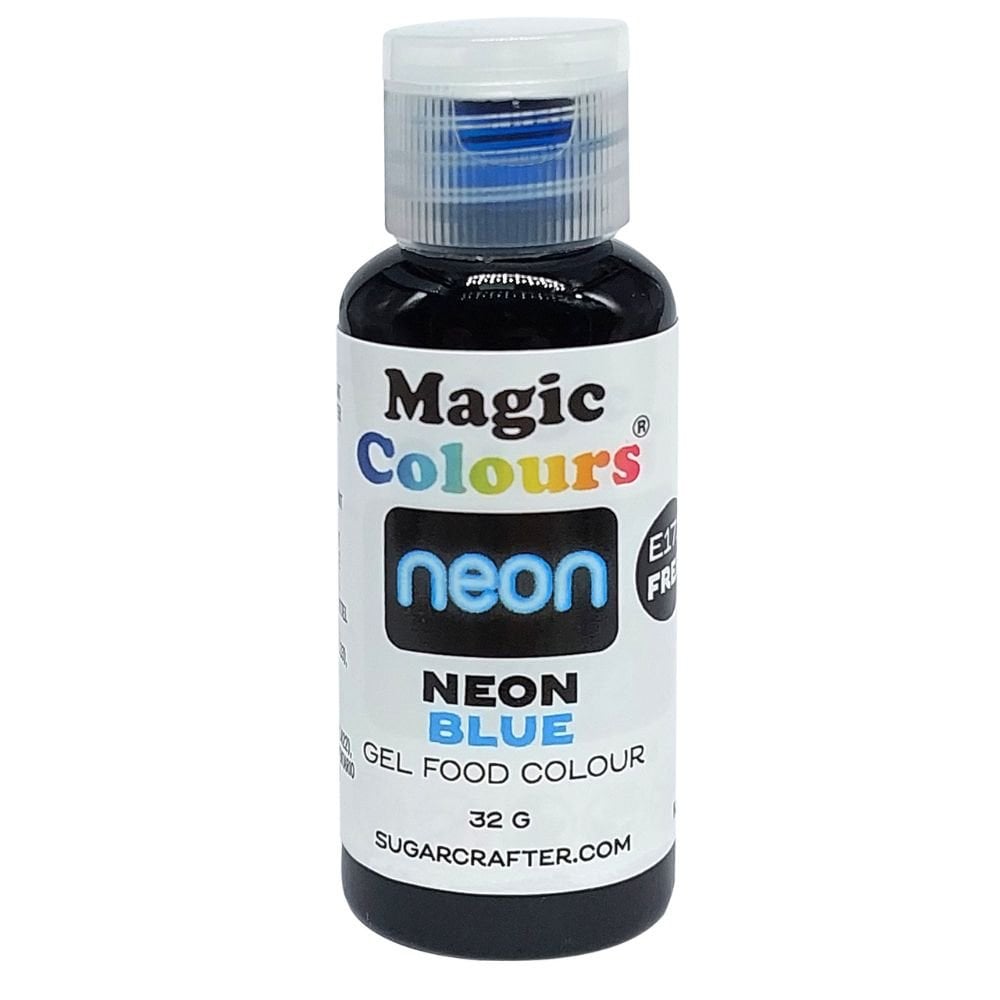 Neon Effect Sugarcraft Gel Colour 32g - Blue