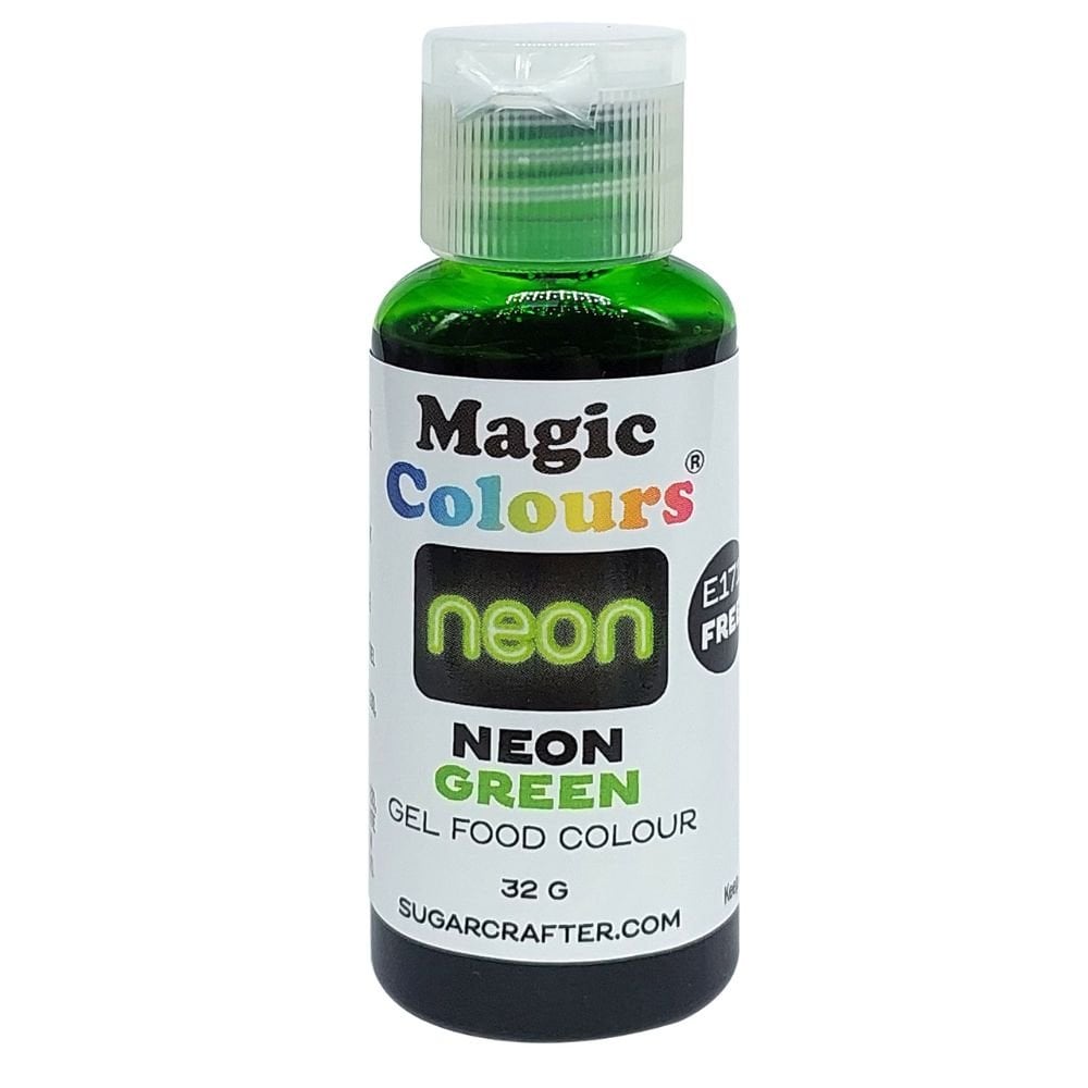 Neon Effect Sugarcraft Gel Colour 32g - Green