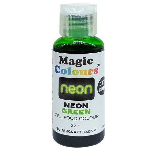 Neon Effect Sugarcraft Gel Colour 32g - Green