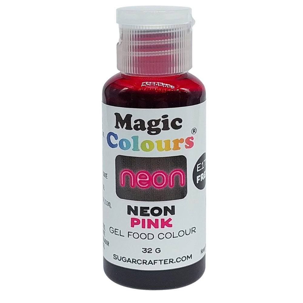 Neon Effect Sugarcraft Gel Colour 32g - Pink