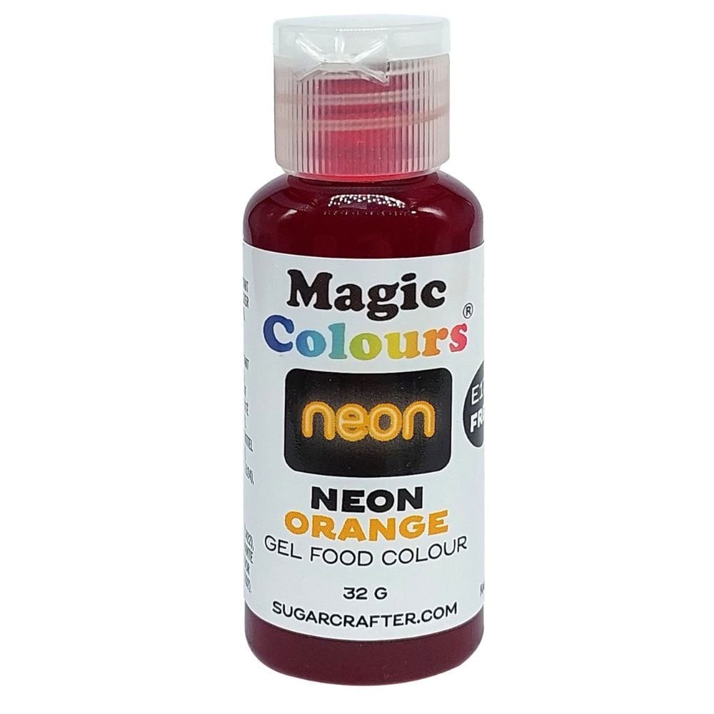 Neon Effect Sugarcraft Gel Colour 32g - Orange