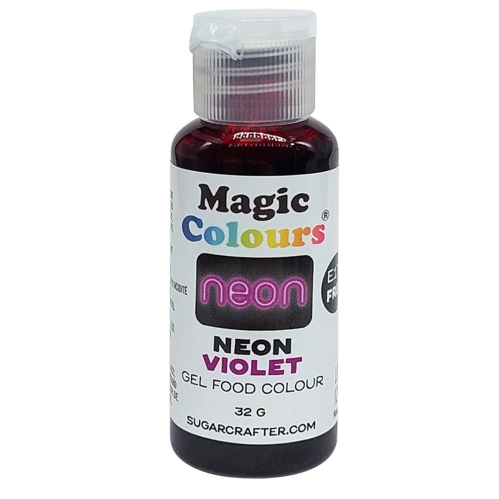 Neon Effect Sugarcraft Gel Colour 32g - Violet
