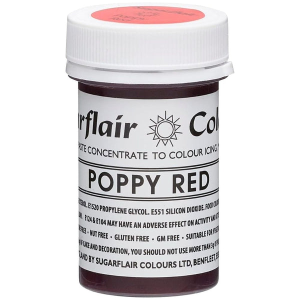 Tartranil Poppy Red Paste Concentrate Colouring
