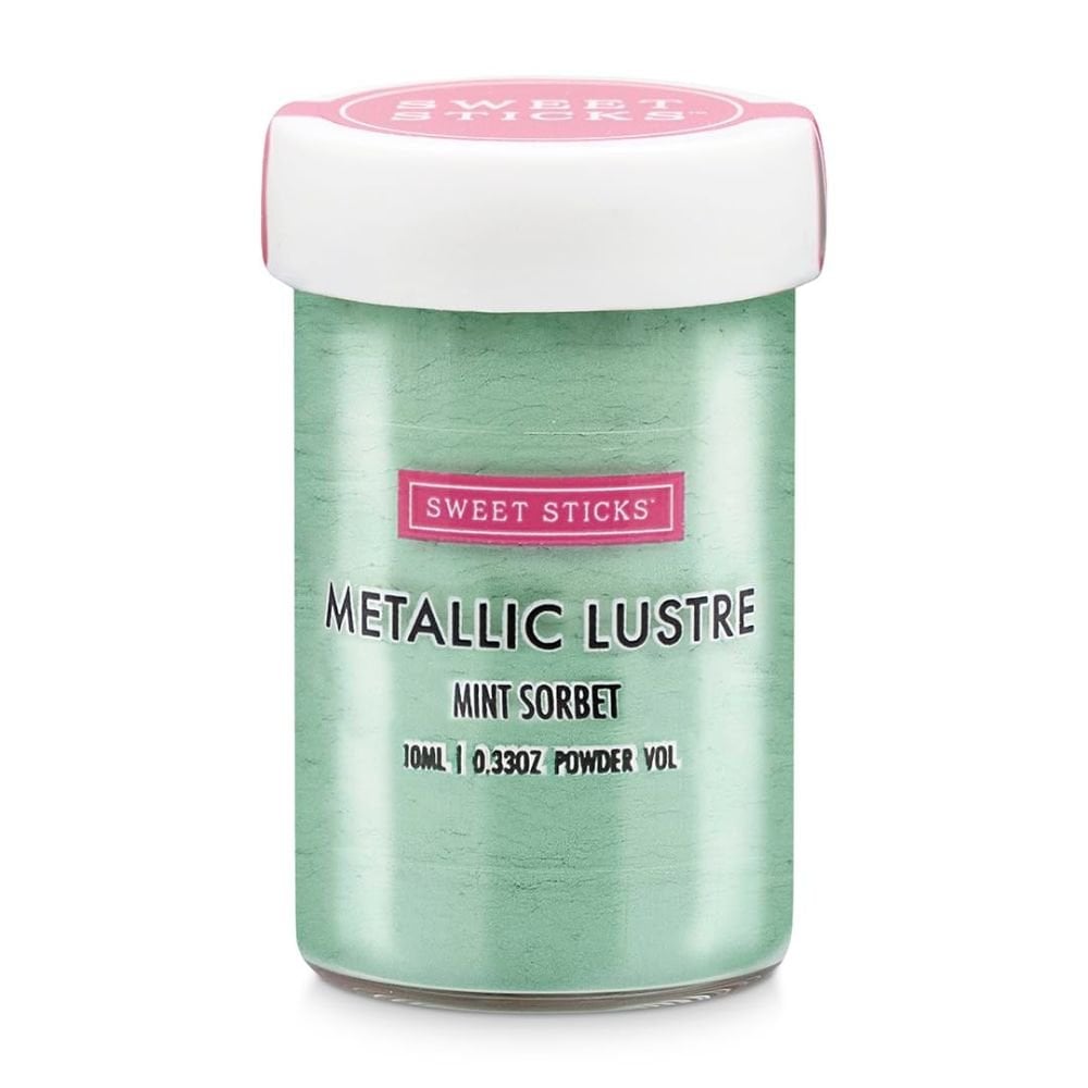 Edible Metallic Lustre Dust 10ml - Mint Sorbet