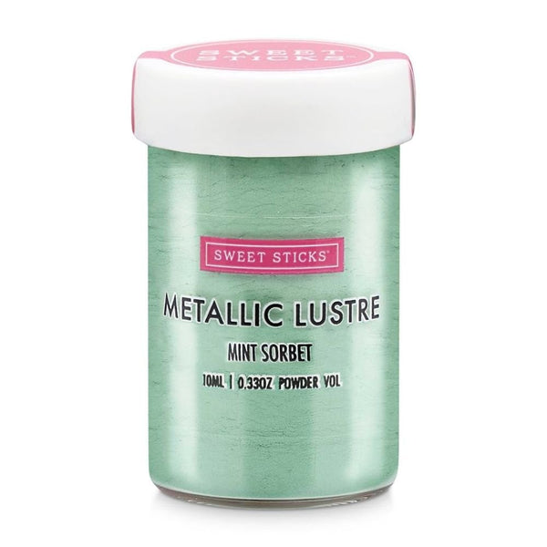 Edible Metallic Lustre Dust 10ml - Mint Sorbet