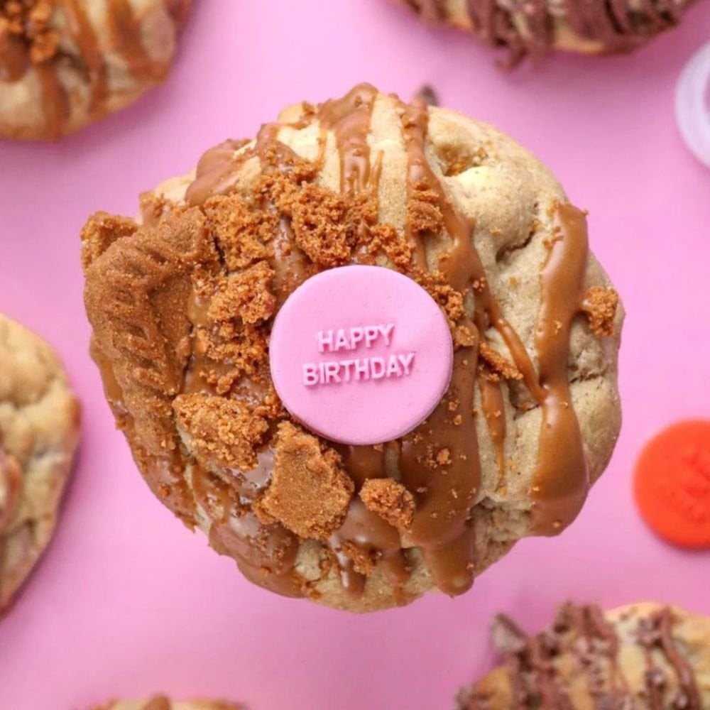 Happy Birthday Mini Message Stamp