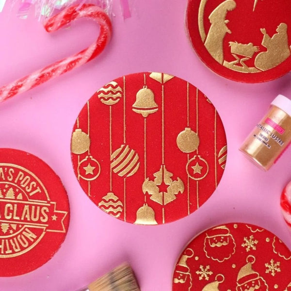 Christmas Baubles Stencil