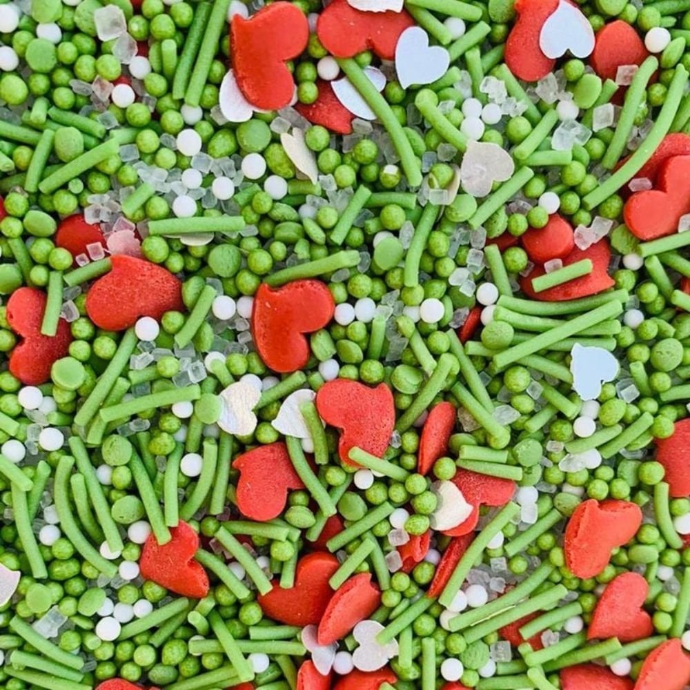 Shimmer Mistletoe Kisses Sprinkle Mix (V) 90g