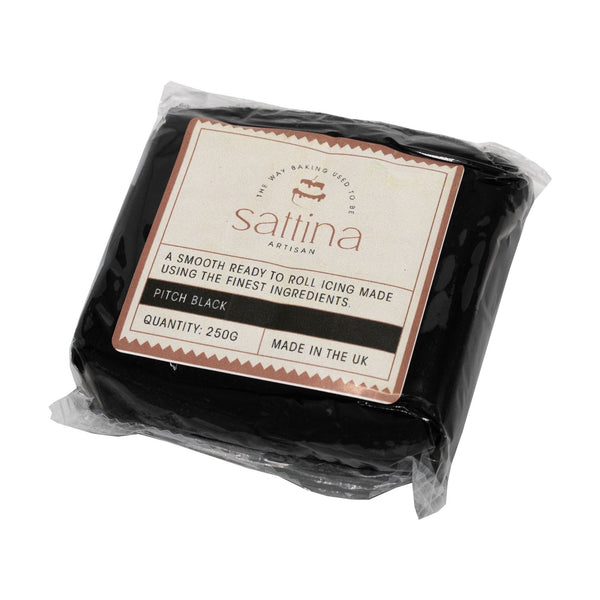 Pitch Black Sugarpaste 250g