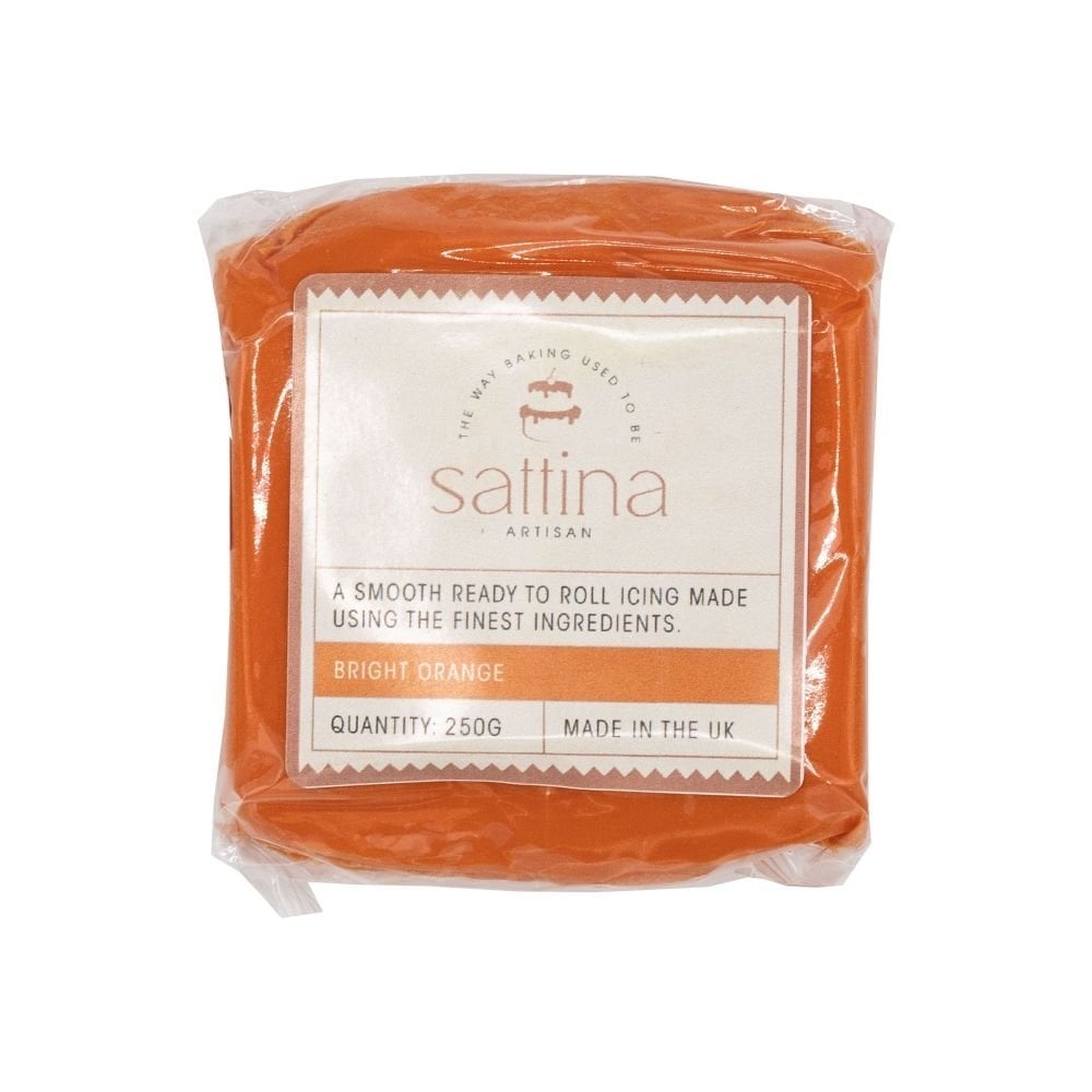 Bright Orange Sugarpaste