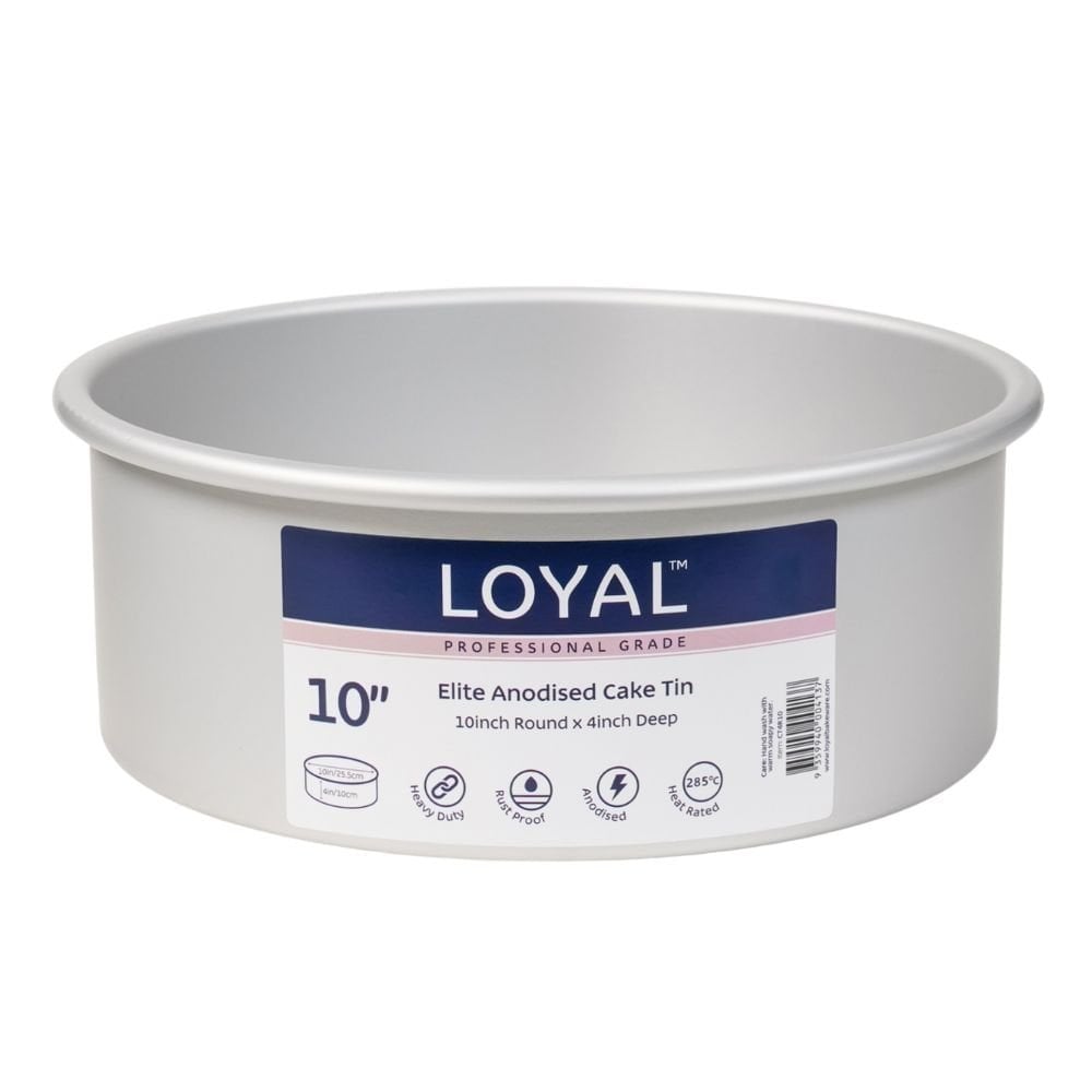 4" Deep Round Elite Anodised Cake Tin