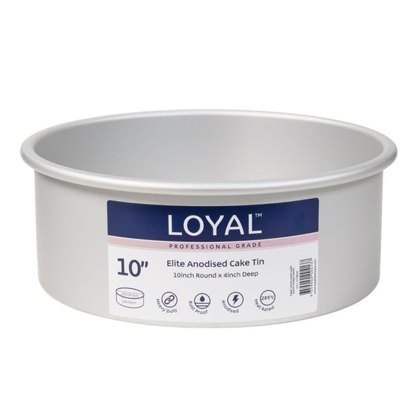 4" Deep Round Elite Anodised Cake Tin