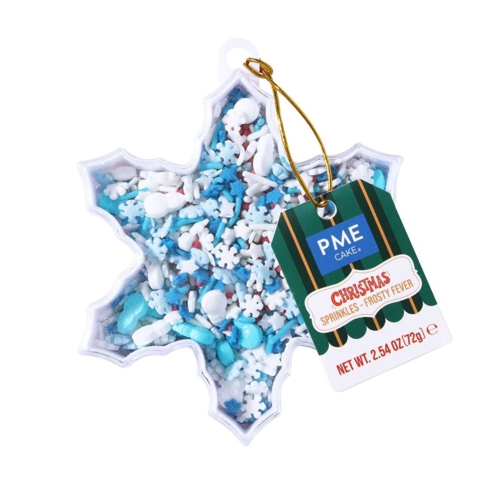 Frosty Fever Christmas Novelty Sprinkles 72g