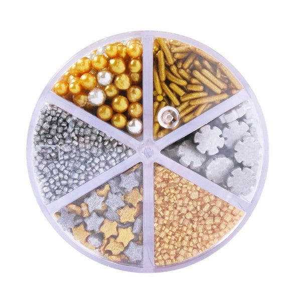 Holiday Sparkle 6-in-1 Christmas Sprinkles 196g
