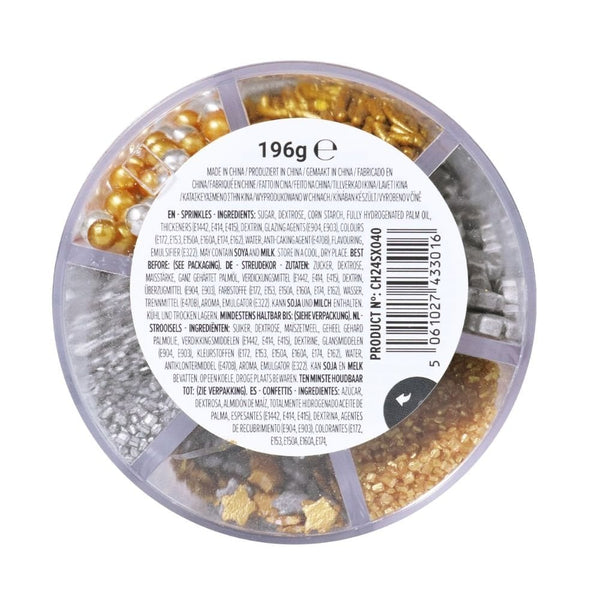 Holiday Sparkle 6-in-1 Christmas Sprinkles 196g