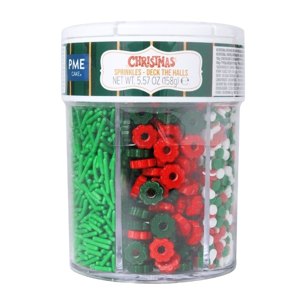 Deck The Halls 6-in-1 Christmas Sprinkles 158g