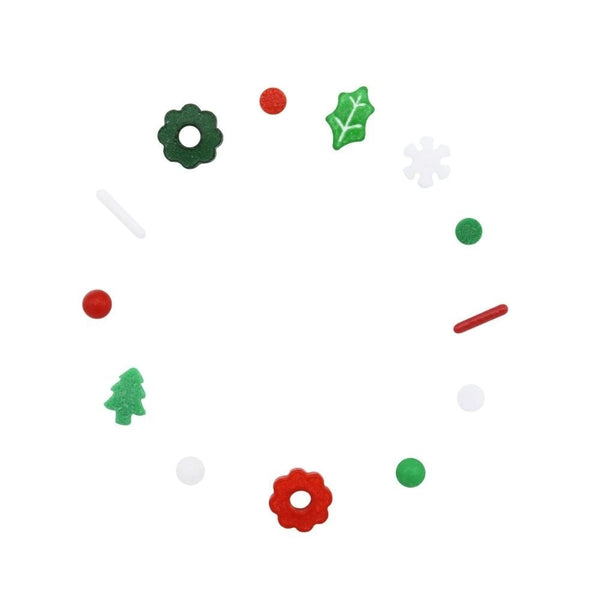 Deck The Halls 6-in-1 Christmas Sprinkles 158g