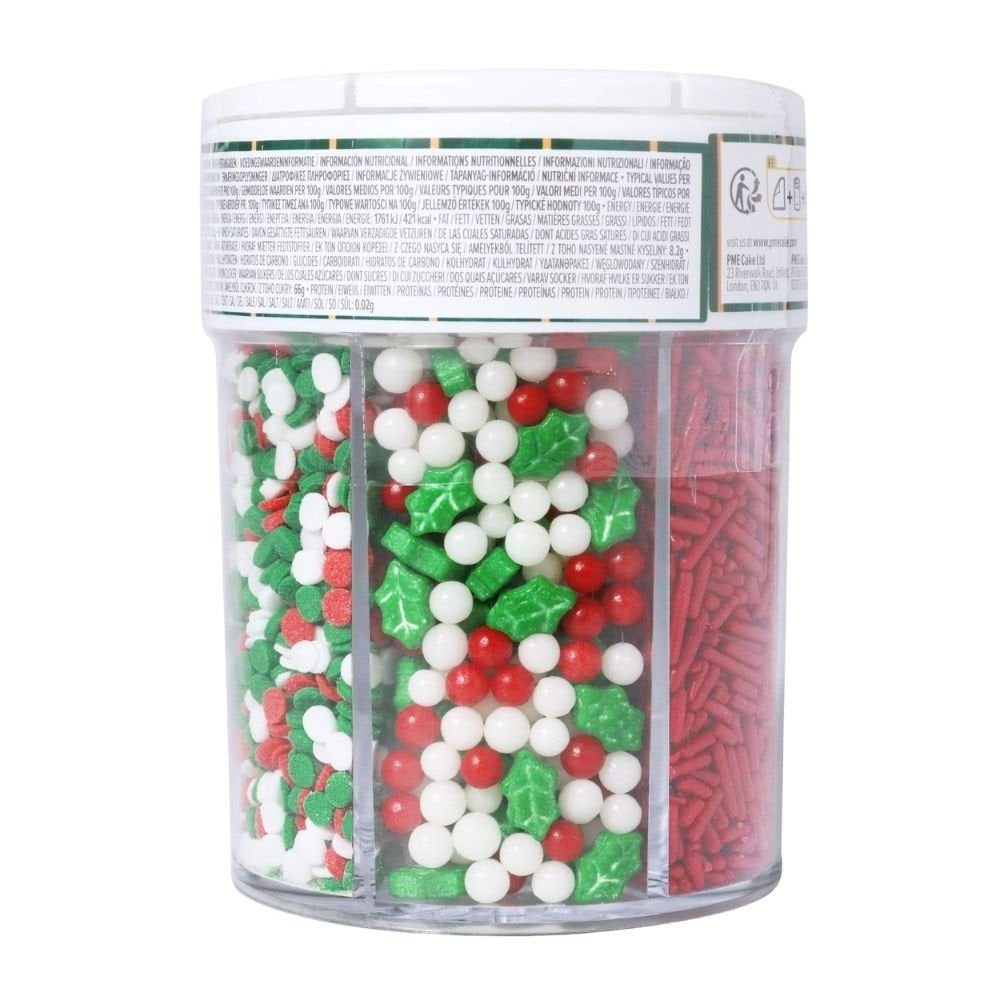 Deck The Halls 6-in-1 Christmas Sprinkles 158g