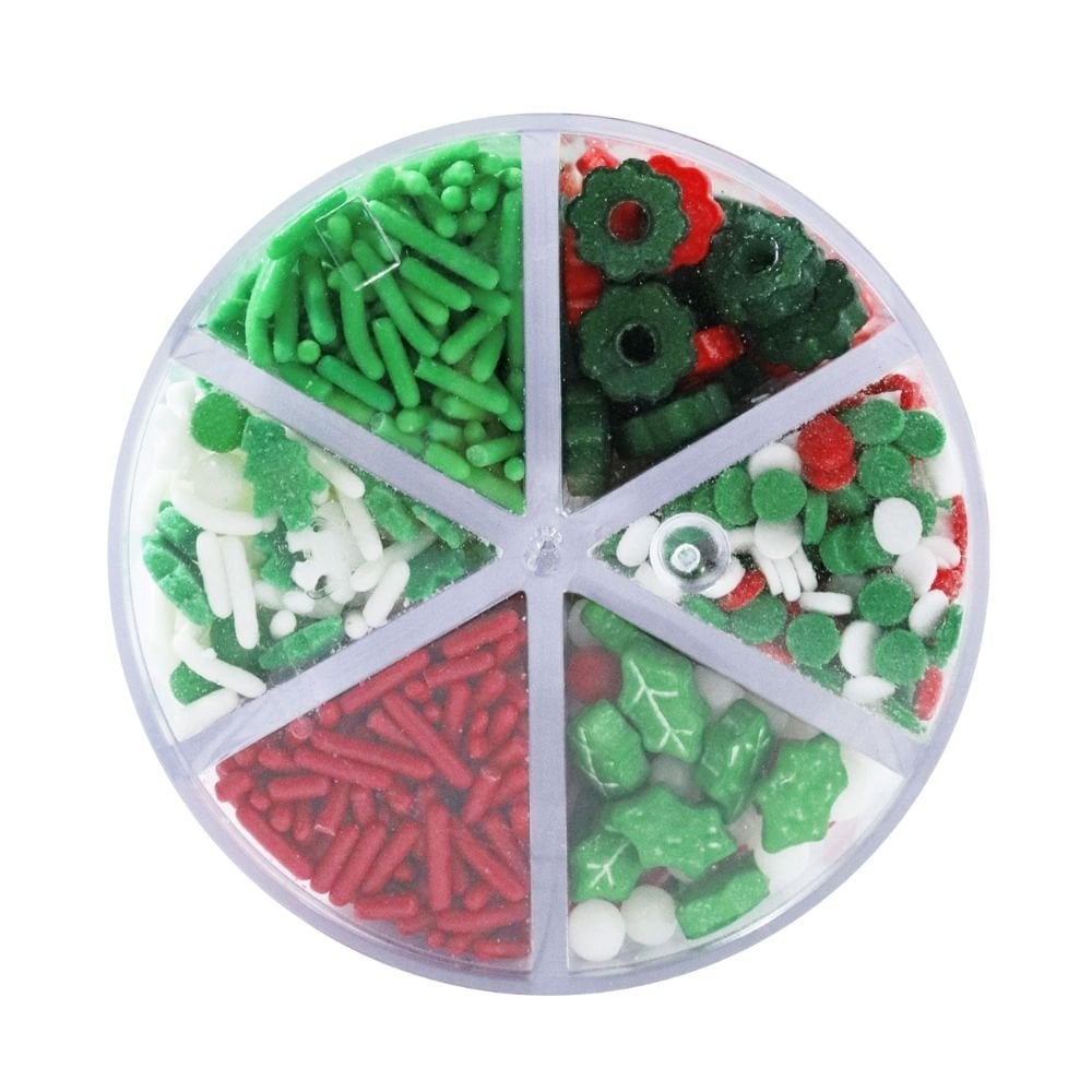 Deck The Halls 6-in-1 Christmas Sprinkles 158g