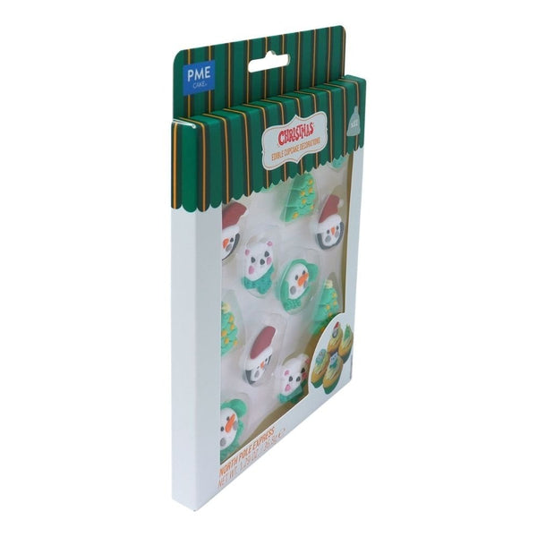 North Pole Express Christmas Edible Sugar Toppers x 12