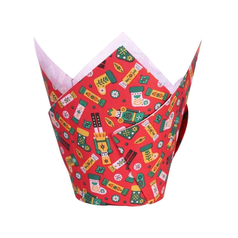 Enchanted Christmas Tulip Muffin Cases x 24