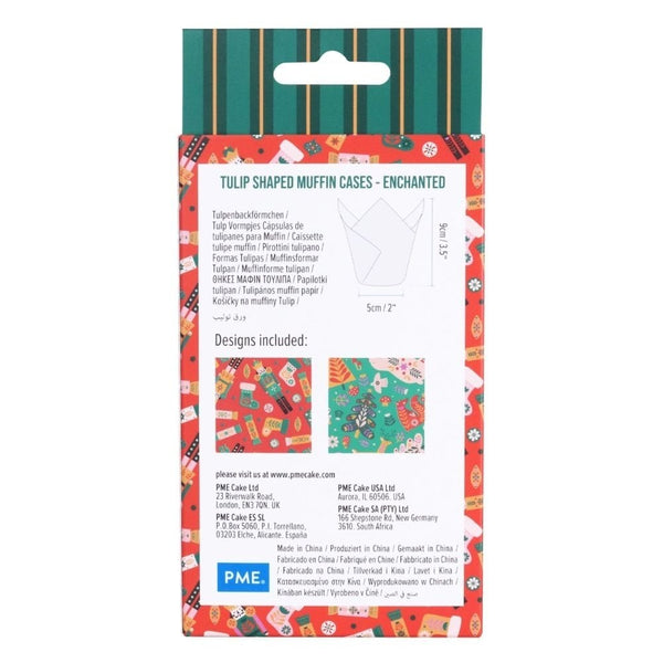Enchanted Christmas Tulip Muffin Cases x 24