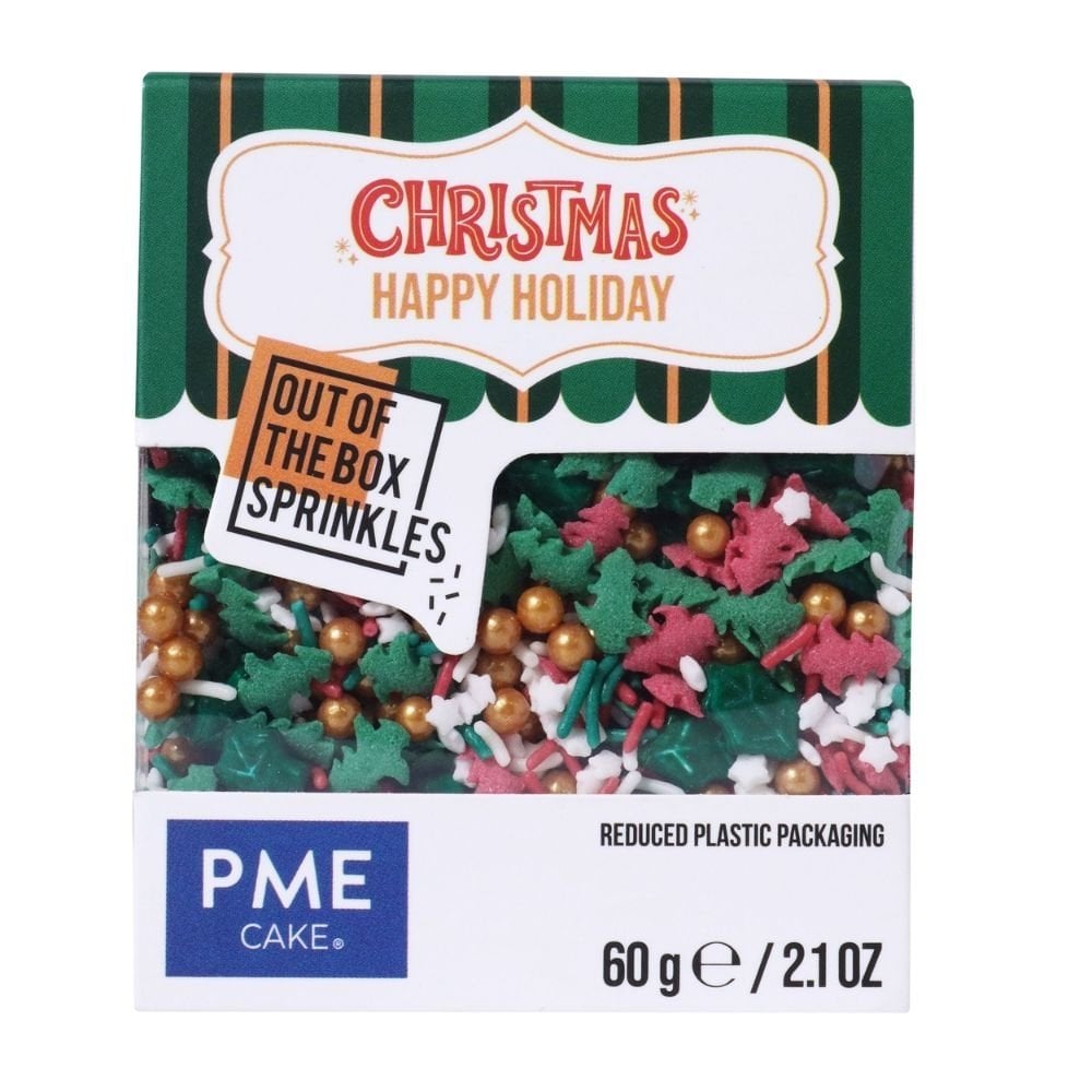 Happy Holidays - Christmas Out of The Box Sprinkle Mix 60g