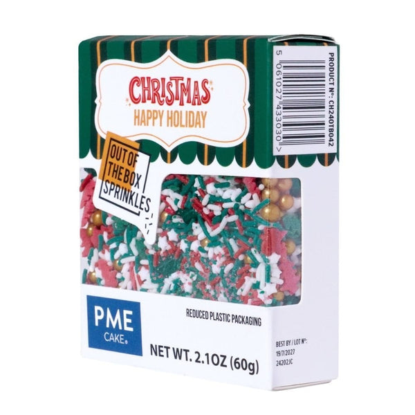 Happy Holidays - Christmas Out of The Box Sprinkle Mix 60g