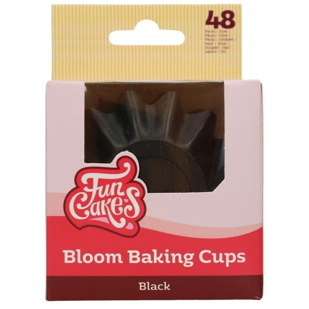 Black Bloom Baking Cases x 48