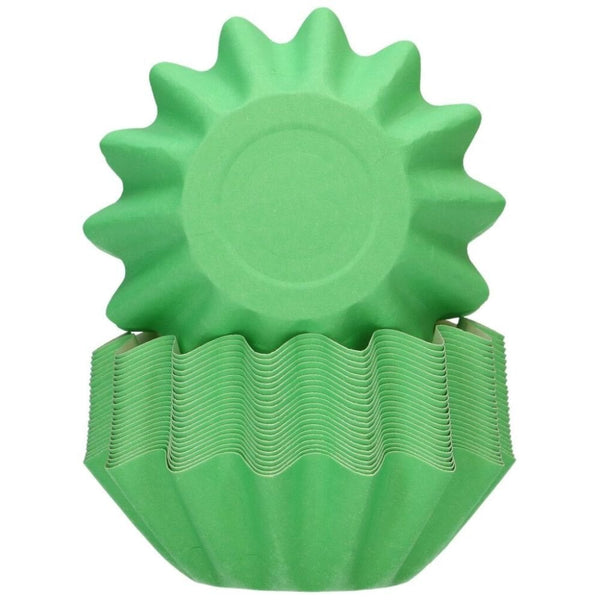 Pastel Green Bloom Baking Cases x 48