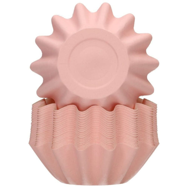 Pastel Pink Bloom Baking Cases x 48